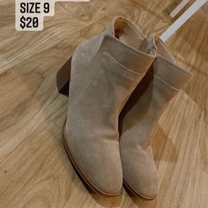 Tan Ankle Boots by Lucky Brand!